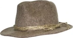German Wear, Trachtenhut Bayrischer Filzhut Bayern Seppelhut Sepplhut Beige Melliert -Bekleidungsgeschäft 810 hut2 beige melliert