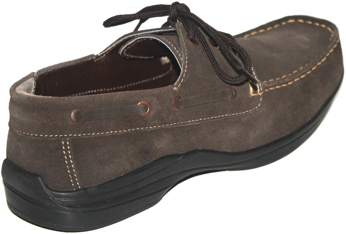 German Wear, Mokassin Lederschuhe Halbschuhe Moc Aus Wildleder Echtleder Schuhe Braun 2 German Wear, Mokassin Lederschuhe Halbschuhe Moc Aus Wildleder Echtleder Schuhe Braun – Bild 2