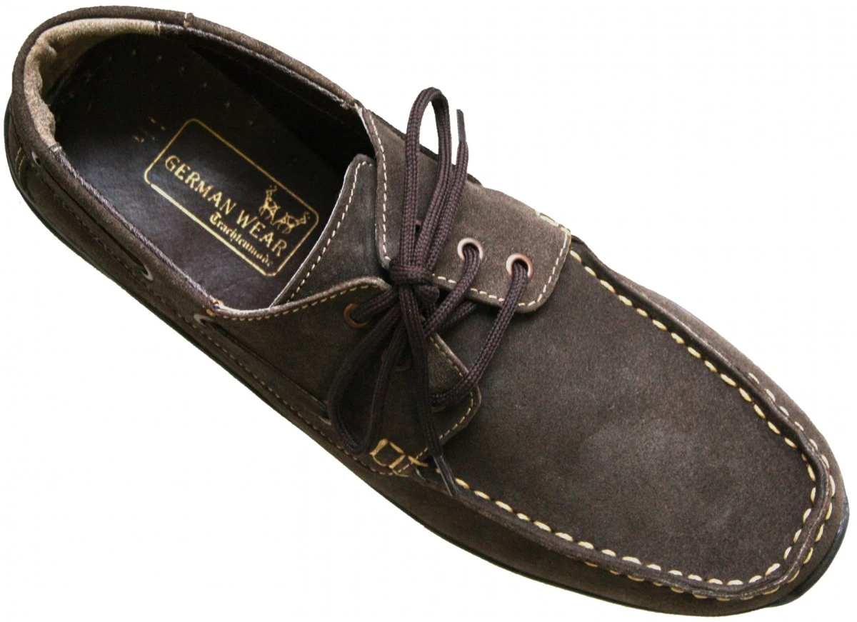 German Wear, Mokassin Lederschuhe Halbschuhe Moc Aus Wildleder Echtleder Schuhe Braun 5 German Wear, Mokassin Lederschuhe Halbschuhe Moc Aus Wildleder Echtleder Schuhe Braun – Bild 5