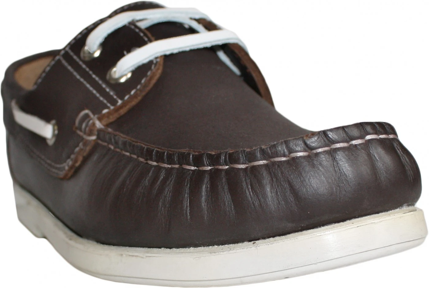 Bootsschuhe Halbschuhe Segelschuhe Aus Echtem Rindsleder Schuhe Braun/weiß 6 Bootsschuhe Halbschuhe Segelschuhe Aus Echtem Rindsleder Schuhe Braun/weiß – Bild 6