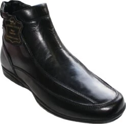 Schnürschuhe Stiefeletten Aus Echtem Rindsleder Schuhe Schwarz