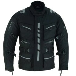 Motorradjacke Maßanfertigung Maßgeschneiderte Textiljacke Nach Mass BLD325J -Bekleidungsgeschäft BLACK FRONT 1 172108803 CUST 325J Motorradjacke motorrad textilien jacken Motorrad jacke motorrad jacke protektoren jacke schutzjacke motorradbekleidung CUST 325J