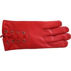 Damen Lederhandschuhe Handschuhe Lammnappa Echtleder Lamm-Nappaleder Rot -Bekleidungsgeschäft G24 1 2016 TrendGL 24