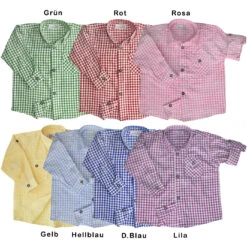 Kinder Trachtenhemd Für Trachtenlederhosen Trachtenmode Kariert