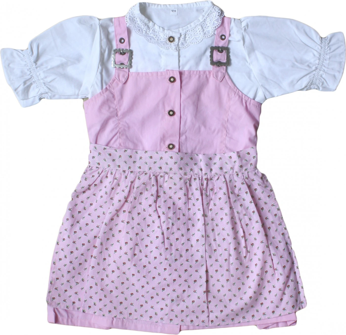 3-tlg Kinder Dirndl Mädchendirndl Dirndlbluse Dirndlschürze Kleid Rosa 1 3-tlg Kinder Dirndl Mädchendirndl Dirndlbluse Dirndlschürze Kleid Rosa