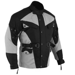 Motorradjacke Maßanfertigung Maßgeschneiderte Textiljacke Nach Mass GW302J -Bekleidungsgeschäft GW302J Grau SIDE 172108734 CUST 302J Motorradjacke motorrad textilien jacken Motorrad jacke motorrad jacke protektoren jacke schutzjacke motorradbekleidung CUST 302J