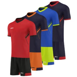 OMKA Trikotset 2-teilig Fußball Fitness Tennis Etc Teamwear Jersey + Shorts Set