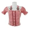 Dirndlbluse Trachtenbluse Trachtenmode In Rot Kariert