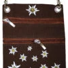 Trachtentasche Dirndl Tasche Mit Edelweiss Trachten Baumwolltasche