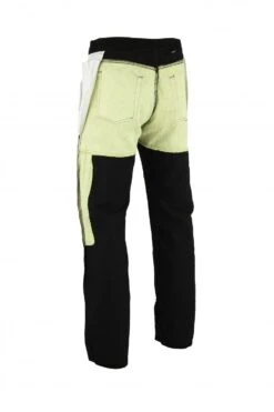 Motorradjeans Motorradhose Futter Aus Aramidfasern Jeans Inkl. Protektoren Schwarz -Bekleidungsgeschäft INSIDE BACK VIEW 2029 KEVLAR007 Schwarz denim