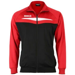 OMKA Trainingsanzug Sportanzug Jogginganzug Freizeitanzug -Bekleidungsgeschäft ME 773 Red Black Jacket A 1 172108332 OK200K