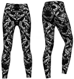 Energy Leggings Sehr Dehnbar Für Sport,Yoga, Gymnastik, Training & Fashion Schwarz -Bekleidungsgeschäft ME 8001 2a 1875 GYM 8001 Black