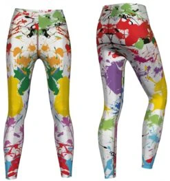 Splash Leggings Sehr Dehnbar Für Sport,Yoga, Gymnastik, Training & Fashion Mehrfarbig -Bekleidungsgeschäft ME 8004 2a 1884 GYM 8004