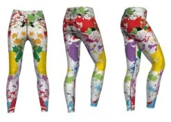 Splash Leggings Sehr Dehnbar Für Sport,Yoga, Gymnastik, Training & Fashion Mehrfarbig -Bekleidungsgeschäft ME 8004 Splash 1884 Yoga 8004