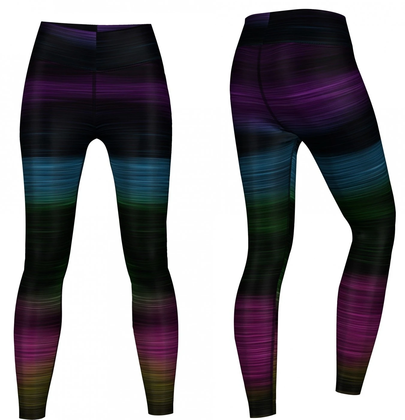 Variants Leggings Sehr Dehnbar Für Sport,Yoga, Gymnastik, Training & Fashion Schwarz 2 Variants Leggings Sehr Dehnbar Für Sport,Yoga, Gymnastik, Training & Fashion Schwarz – Bild 2