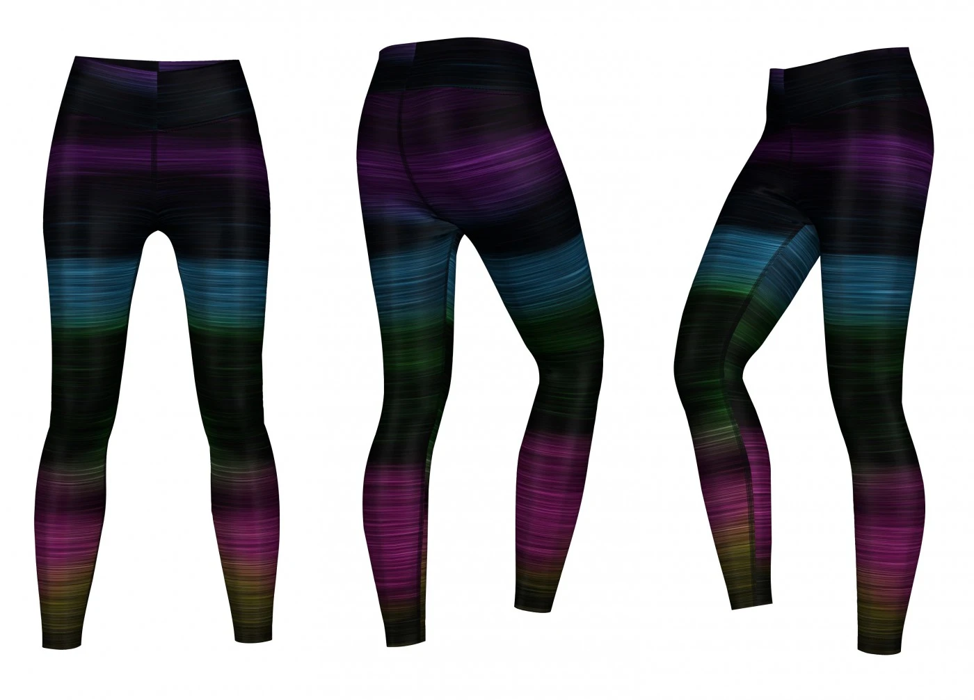Variants Leggings Sehr Dehnbar Für Sport,Yoga, Gymnastik, Training & Fashion Schwarz 4 Variants Leggings Sehr Dehnbar Für Sport,Yoga, Gymnastik, Training & Fashion Schwarz – Bild 4