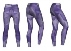 Velvy Leggings Sehr Dehnbar Für Sport,Yoga, Gymnastik, Training & Fashion Lila -Bekleidungsgeschäft ME 8015 Velvy 1895 Yoga 8015