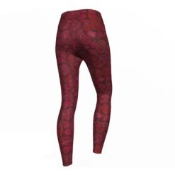 Pink Paisley Leggings Sehr Dehnbar Sport Yoga Gymnastik Training Tanzen Freizeit -Bekleidungsgeschäft ME 8053 c Pink Paisley digital printed Yoga Tight
