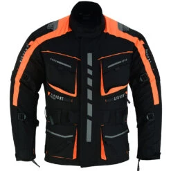 Motorradjacke Maßanfertigung Maßgeschneiderte Textiljacke Nach Mass BLD325J -Bekleidungsgeschäft ORANGE FRONT 1 172108803 CUST 325J Motorradjacke motorrad textilien jacken Motorrad jacke motorrad jacke protektoren jacke schutzjacke motorradbekleidung CUST 325J