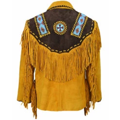 Herren Westernjacke Western Reitjacke Lederjacke Trachtenjacke -Bekleidungsgeschäft Ocker3 172108789 GW960J GW960J