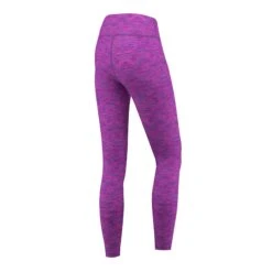 Leggings Dehnbar Fitness Sport Yoga Gymnastik Training Tanzen Freizeit Lila Osa Melange -Bekleidungsgeschäft Purple Pink Melange Legging 03 172027 GYM 8060