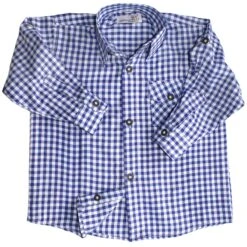 Kinder Trachtenhemd Für Trachtenlederhosen Trachtenmode Kariert -Bekleidungsgeschäft blau 2 1 172108336 GW1224
