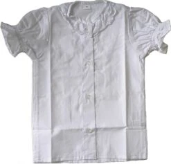 Kinder Dirndlbluse Dirndl Bluse Trachtenbluse Weiß