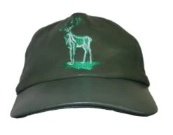 Jagdmütze Jägermütze Ledermütze Hunting Cap Aus Leder In Jagdgrün