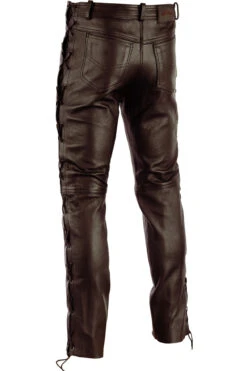 Lederhose Lederjeans Bikerjeans Aus Büffelleder Glasiert Dunkelbraun Seitlich Geschnürt 8 Lederhose Lederjeans Bikerjeans Aus Büffelleder Glasiert Dunkelbraun Seitlich Geschnürt -Bekleidungsgeschäft new GW860 back 10 934 GW890 Glaze Braun lederhose leather jeans lederjeans leder jeans Lederhosen Motorradhose 6 pocket leder jeans GW890 Glaze Braun