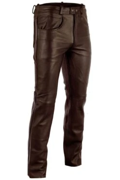 Lederhose Lederjeans Bikerjeans Aus Büffelleder Glasiert Glazed Glacéleder Dunkelbraun -Bekleidungsgeschäft new GW870 front braun 933 GW880 Glaze Brown lederhose leather jeans lederjeans leder jeans Lederhosen Motorradhose 6 pocket leder jeans glazed glasiert Glasur Glaze GW880 Glaze Brow
